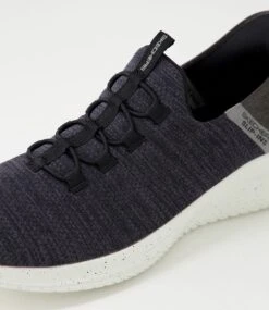 Skechers Ultra Flex 3.0 Black Mesh Sneakers -Lynx Shoes Shop SK11352BLAAA 6