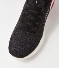 Skechers Air Cushioning Black Red Knit Sneakers 10 Skechers Air Cushioning Black Red Knit Sneakers -Lynx Shoes Shop SK11355BCESS 5