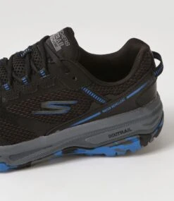 Skechers Go Run Altitude Black Blue Fabric Sneakers -Lynx Shoes Shop SK11405B88FA 6