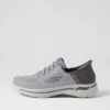 Skechers Go Walk Arch Fit Grey Mesh Sneakers -Lynx Shoes Shop SK11406GRYAA 2