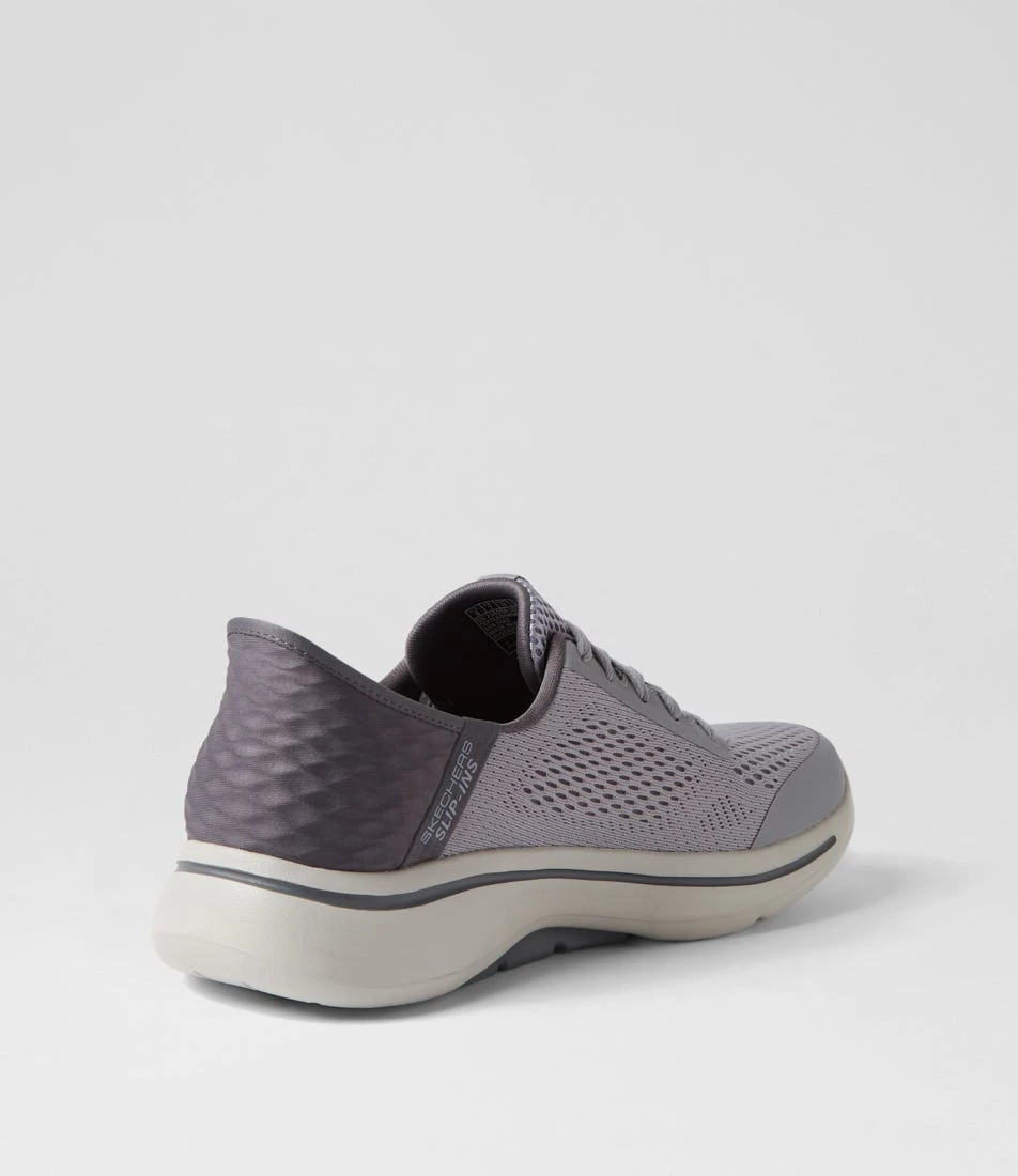 Skechers Go Walk Arch Fit Grey Mesh Sneakers 5 Skechers Go Walk Arch Fit Grey Mesh Sneakers - Image 3