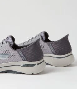 Skechers Go Walk Arch Fit Grey Mesh Sneakers 11 Skechers Go Walk Arch Fit Grey Mesh Sneakers -Lynx Shoes Shop SK11406GRYAA 6