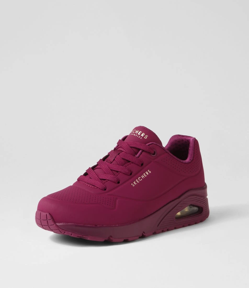 Skechers Uno Stand On Air Plum Sneakers 4 Skechers Uno Stand On Air Plum Sneakers - Image 2