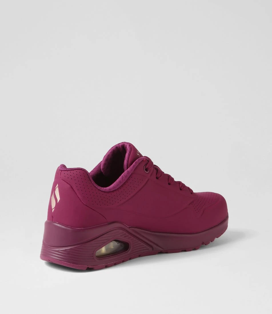 Skechers Uno Stand On Air Plum Sneakers 5 Skechers Uno Stand On Air Plum Sneakers - Image 3