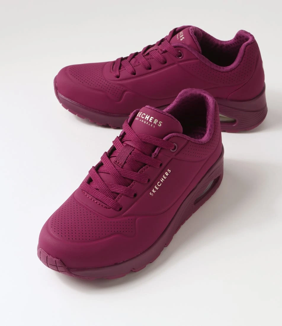 Skechers Uno Stand On Air Plum Sneakers 7 Skechers Uno Stand On Air Plum Sneakers - Image 5