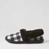 Skechers Cozy Campfire Black White Slippers -Lynx Shoes Shop SK11421BCZWI 2
