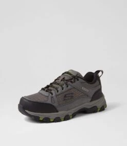 Skechers Selmen Cormack Charcoal Leather Mesh Lace Up Flats 8 Skechers Selmen Cormack Charcoal Leather Mesh Lace Up Flats -Lynx Shoes Shop SK11428G1673 3