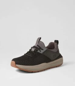 Skechers Neville Calhan Black Charcoal Mesh Sneakers -Lynx Shoes Shop SK11431B98AA 3