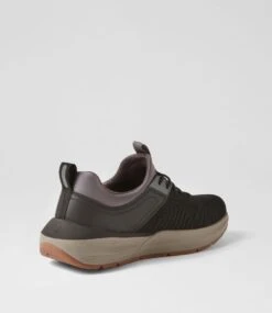 Skechers Neville Calhan Black Charcoal Mesh Sneakers -Lynx Shoes Shop SK11431B98AA 4