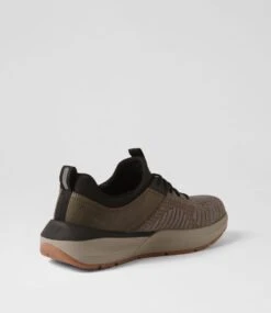 Skechers Neville Calhan Olive Black Mesh Sneakers 9 Skechers Neville Calhan Olive Black Mesh Sneakers -Lynx Shoes Shop SK11431HIBAA 4