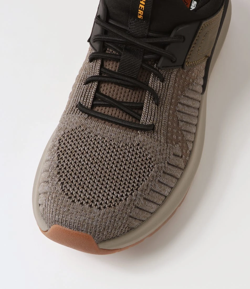 Skechers Neville Calhan Olive Black Mesh Sneakers 6 Skechers Neville Calhan Olive Black Mesh Sneakers - Image 4