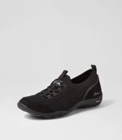 Skechers Arch Fit Comfy Black Fabric Sneakers -Lynx Shoes Shop SK11436BLAFA 3