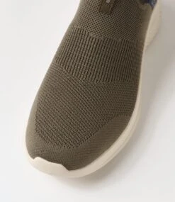 Skechers Ultra Flex 3 Vp Olive Mesh Sneakers -Lynx Shoes Shop SK11437H81AA 5