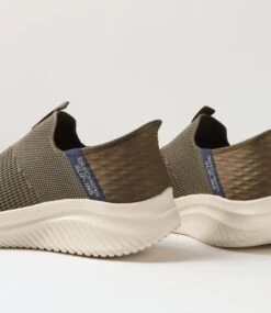 Skechers Ultra Flex 3 Vp Olive Mesh Sneakers -Lynx Shoes Shop SK11437H81AA 6