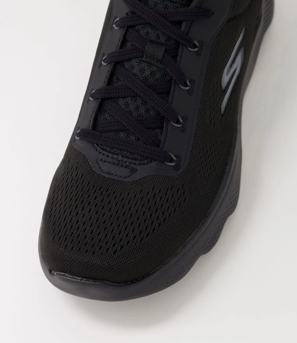 Skechers Gowalk Massage Fit Black Mesh Sneakers 6 Skechers Gowalk Massage Fit Black Mesh Sneakers - Image 4