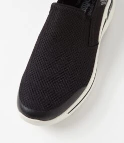 Skechers Gowalk Arch Fit Black Mesh Sneakers -Lynx Shoes Shop SK11451BLAAA 5