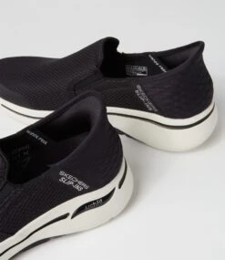 Skechers Gowalk Arch Fit Black Mesh Sneakers -Lynx Shoes Shop SK11451BLAAA 6