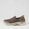 Skechers Gowalk Arch Fit Taupe Mesh Sneakers -Lynx Shoes Shop SK11451NGVAA 2