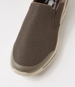 Skechers Gowalk Arch Fit Taupe Mesh Sneakers -Lynx Shoes Shop SK11451NGVAA 5