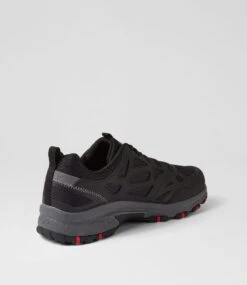 Skechers Hillcrest Black Charcoal Smooth Leather Lace Up Flats -Lynx Shoes Shop SK11454B98YJ 4