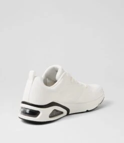 Skechers Tres White Sneakers -Lynx Shoes Shop SK11455WHISM 4