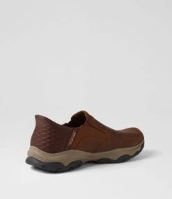 Skechers Craster Dark Brown Leather Flat Shoes 9 Skechers Craster Dark Brown Leather Flat Shoes -Lynx Shoes Shop SK11459E25LE 4