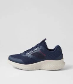 Skechers Skech Navy Red Mesh Sneakers