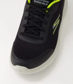 Skechers Gowalk 6 Black Lime Mesh Sneakers -Lynx Shoes Shop SK11462B7JAA 5