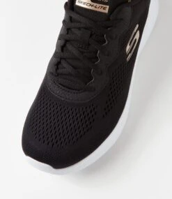 Skechers Skech Lite Pro Black Rose Gold Fabric Sneakers -Lynx Shoes Shop SK11472BCHWI 5