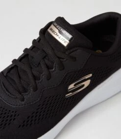 Skechers Skech Lite Pro Black Rose Gold Fabric Sneakers -Lynx Shoes Shop SK11472BCHWI 6