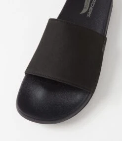 Skechers Arch Fit Pro Black Leather Slides -Lynx Shoes Shop SK11505B58LE 5