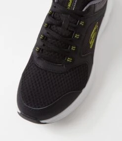 Skechers Vapor Foam Black Lime Mesh Sneakers -Lynx Shoes Shop SK11510B7JAA 5