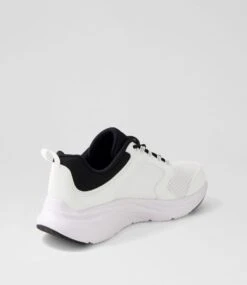 Skechers Vapor Foam White Black Mesh Sneakers -Lynx Shoes Shop SK11510W66AA 4
