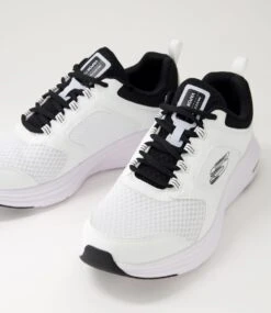 Skechers Vapor Foam White Black Mesh Sneakers -Lynx Shoes Shop SK11510W66AA 6