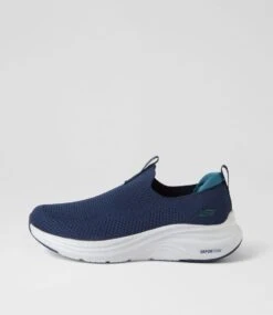 Skechers Vapor Foam Navy Blue Mesh Sneakers
