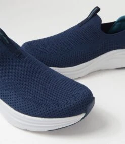 Skechers Vapor Foam Navy Blue Mesh Sneakers -Lynx Shoes Shop SK11511DGZAA 6