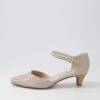 Leyna Pale Taupe Patent Leather Heels -Lynx Shoes Shop SU10051NILPL 2