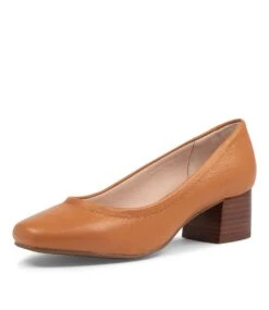 Blythe Tan Leather Heels -Lynx Shoes Shop SU10149TANLE 2