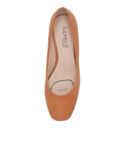 Blythe Tan Leather Heels -Lynx Shoes Shop SU10149TANLE 6