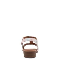 Ferraro Blush Lizard Print Suede Sandals -Lynx Shoes Shop SU10168P5SSU 3