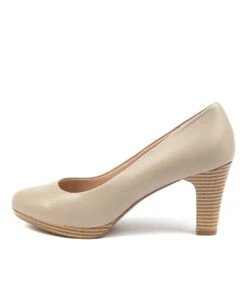 Serina Pale Taupe Leather