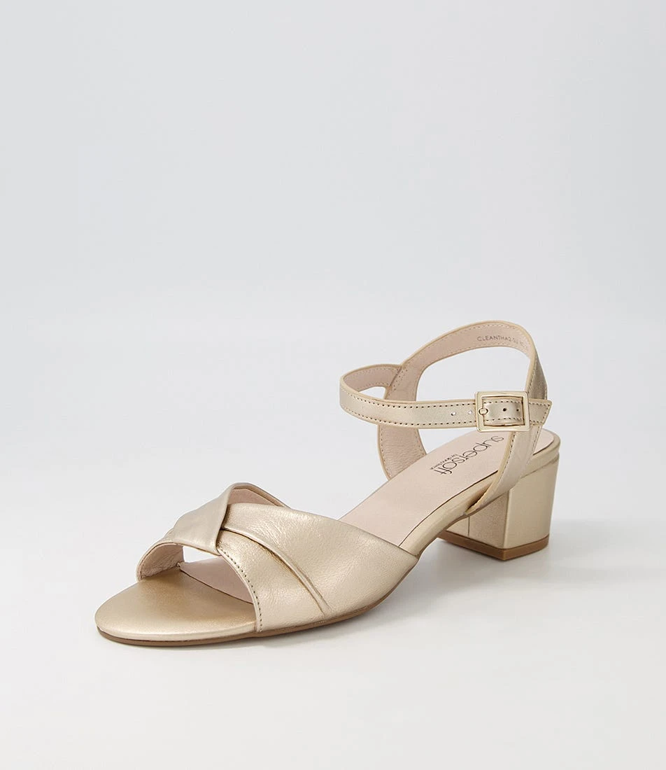 Cleantha2 Platinum Leather Sandals 4 Cleantha2 Platinum Leather Sandals - Image 2