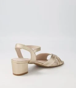 Cleantha2 Platinum Leather Sandals 9 Cleantha2 Platinum Leather Sandals -Lynx Shoes Shop SU10245M58LE 4