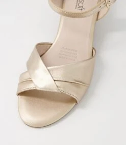 Cleantha2 Platinum Leather Sandals 10 Cleantha2 Platinum Leather Sandals -Lynx Shoes Shop SU10245M58LE 5