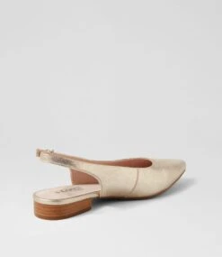 Lorrell Platinum Crack Leather Flat Shoes -Lynx Shoes Shop SU10963M58P6 4