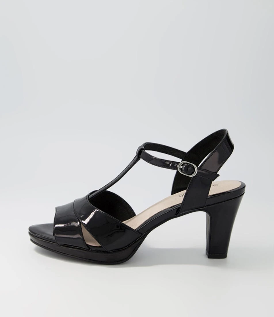 Sable Black Patent Leather Sandals 3 Sable Black Patent Leather Sandals