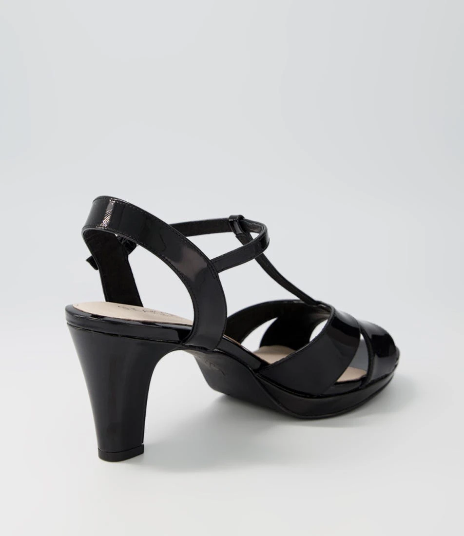 Sable Black Patent Leather Sandals 5 Sable Black Patent Leather Sandals - Image 3