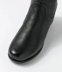 Millan Black Leather Calf Boots -Lynx Shoes Shop SU11215BLALE 5