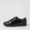 Zarina Black Patent Leather Sneakers 1 Zarina Black Patent Leather Sneakers -Lynx Shoes Shop SU11245B75PL 2