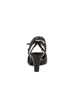 Meduza Black Leather Heels -Lynx Shoes Shop SU11424B58IF 3